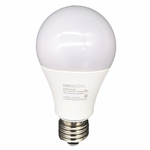 LAMP.LED BULB EMERG. A65 9W E27 6000K